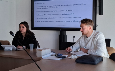 Pour la première fois de son mandat, Laetitia Raffin a présidé le samedi 18 octobre le Conseil d'Administration de l'AIPN.